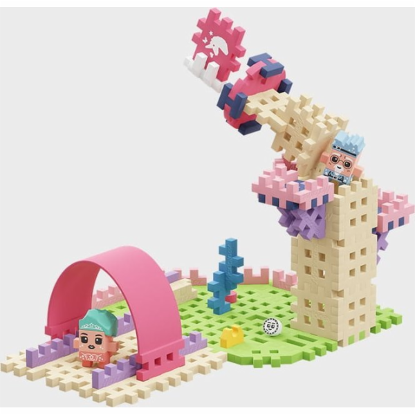 Marioinex Mini kostky Waffle - Princezna: Kouzelná věž