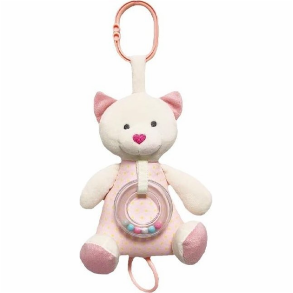 TULILO Hudební skříňka Love 18 cm růžová