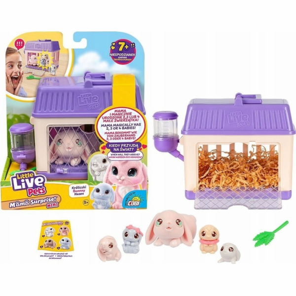 Cobi Figurka Little Live Pets - Mini králíček Mama Surprise