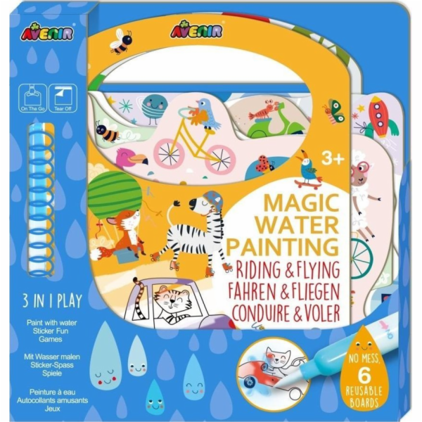 MG DYSTRYBUCJA Kouzelná malba vodou - Jízda na koni a létání