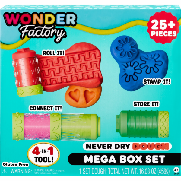 MGA Sada mega boxů Wonder Factory Never Dry Dough