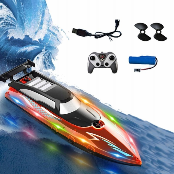 Madej 2,4G USB nabíječka pro RC motorové čluny, svítí