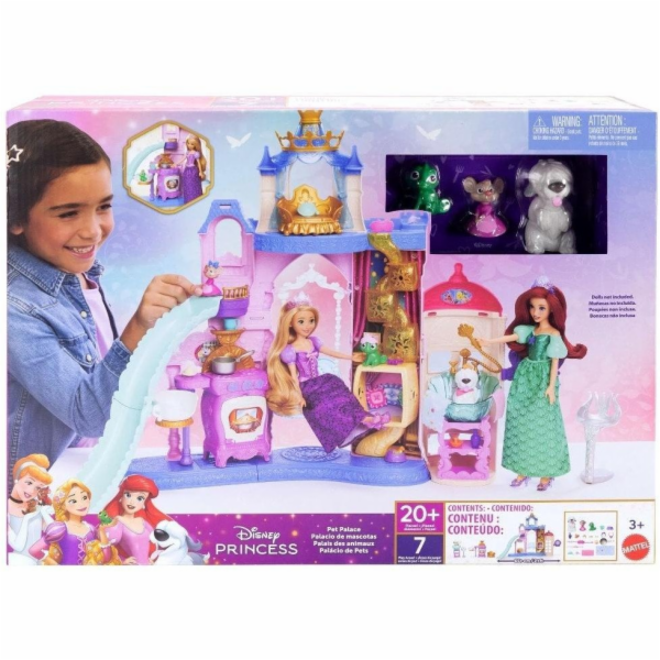 Mattel Disney princezny Domeček pro panenky Palác mazlíčků