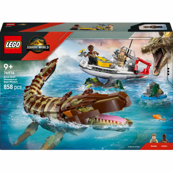 LEGO Jurský svět 76974 Mise do Lodže a model Mosasaura
