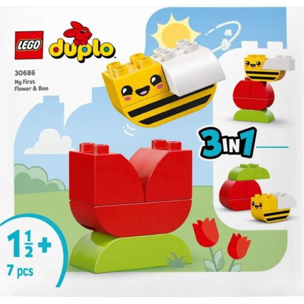 LEGO DUPLO kostky 30686 Moje první květina a včela