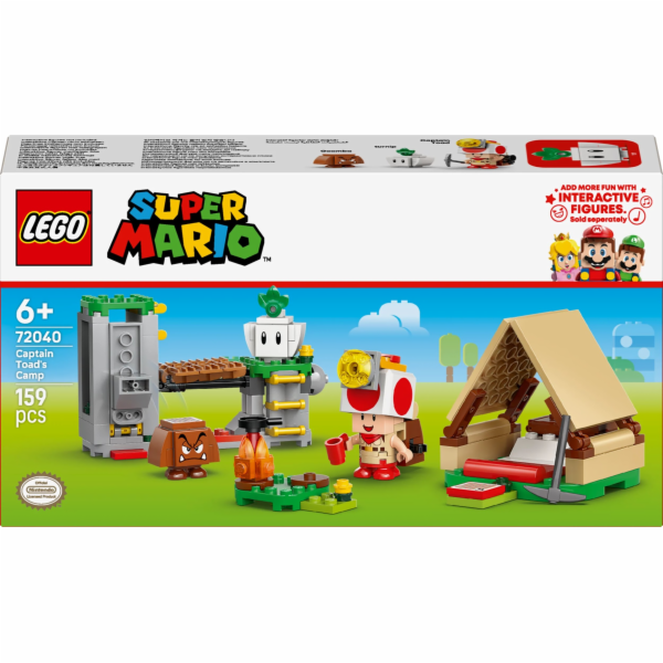 LEGO Super Mario Tábor kapitána Toada 72040, 159 dílků