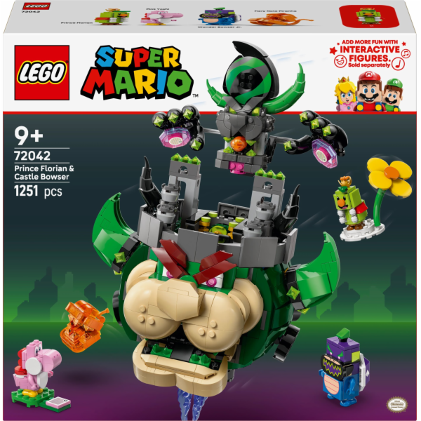 LEGO Super Mario Princ Florian a hrad Bowser 72042