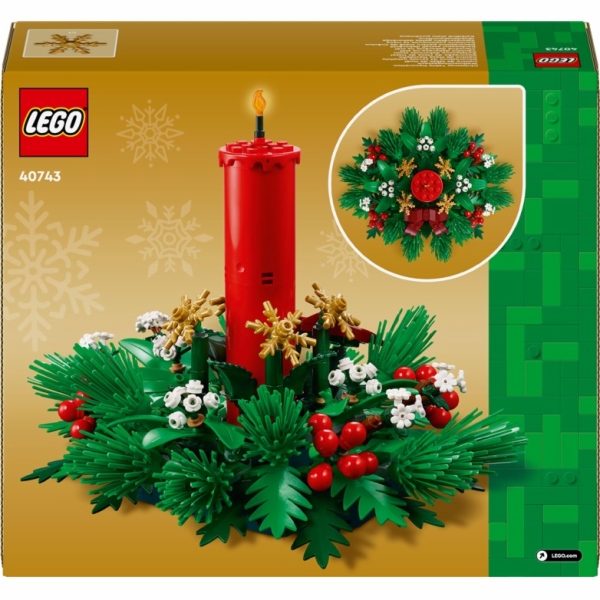 LEGO vánoční dekorace na stůl 40743