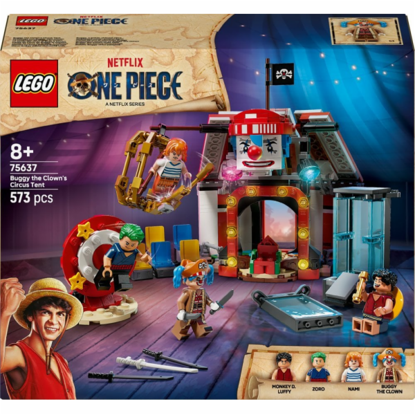 LEGO One Piece 75637 Cirkusový stan klauna Buggyho