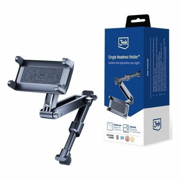 3mk držák na opěrku hlavy - Single Headrest Holder