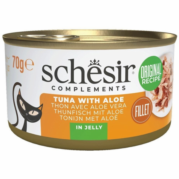 SCHESIR Complements Tuna with aloe in jelly - mokré krmiv...