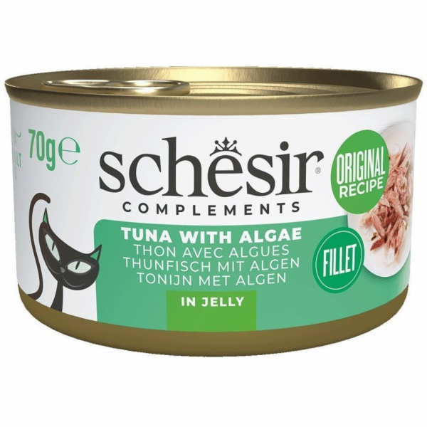 SCHESIR Complements Tuna with algae in jelly - mokré krmi...