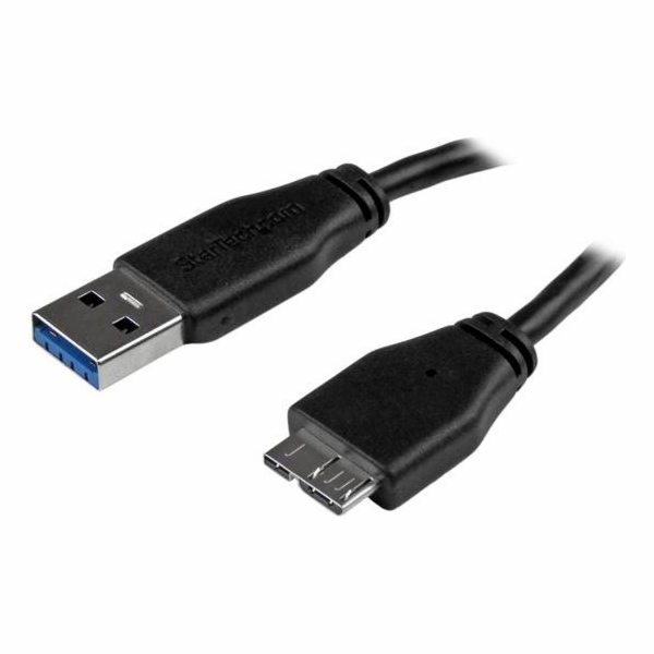 StarTech Kabel USB-A na micro-B 3m černý (USB3AUB3MS)