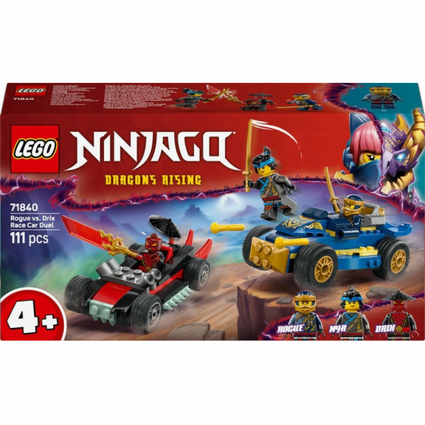 LEGO Kostky Ninjago 71840 Souboj závodu Rogue vs. Drix