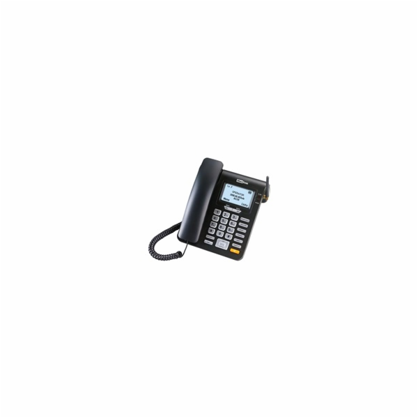 MaxCom MM28D, stolní GSM telefon, černá