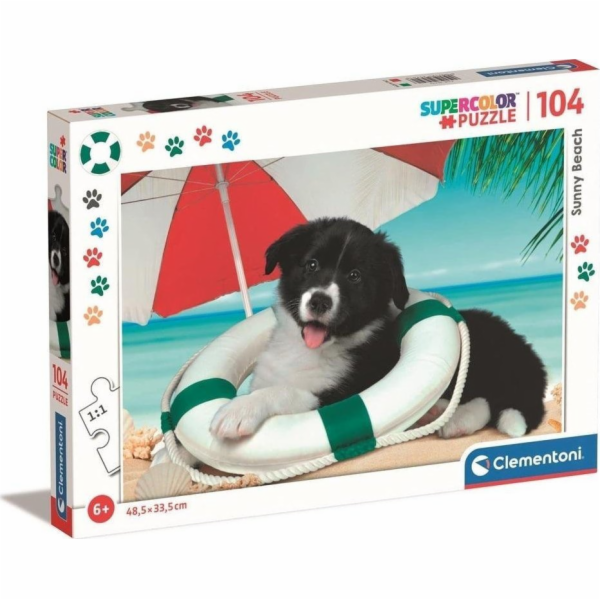 Clementoni - Puzzle 104 Slunná pláž