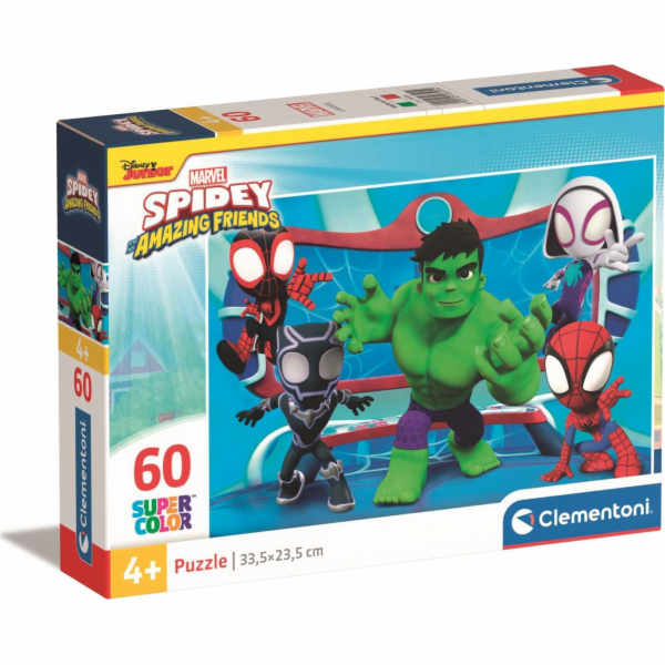 Clementoni - Puzzle 60 Marvel Spidey