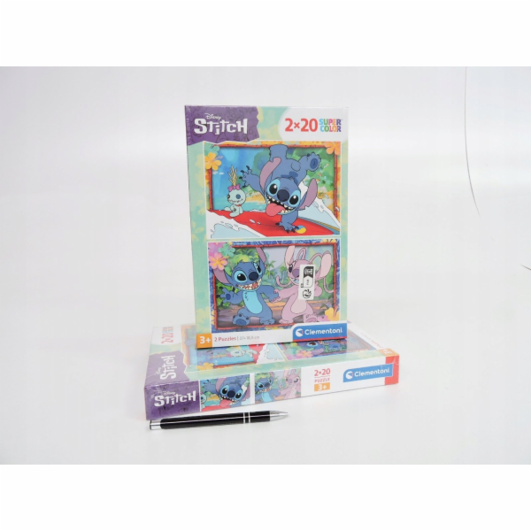 Clementoni - Puzzle 2x20 Disney Stitch
