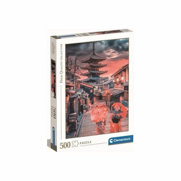 Clementoni - Puzzle 500 Večer v Kjótu