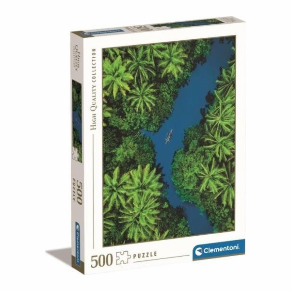 Clementoni - Puzzle 500 Tropický pohled z ptačí perspektivy