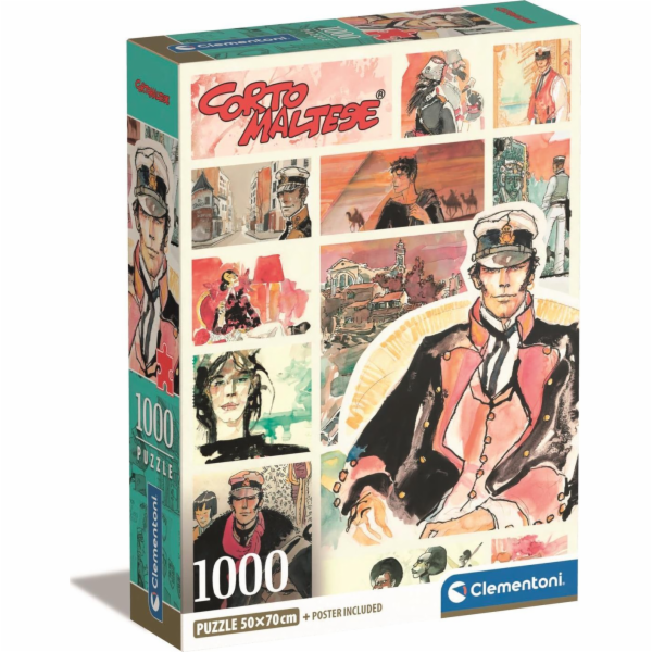 Clementoni - Puzzle 1000 Corto Maltese: Daleká cesta