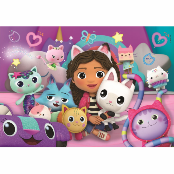 Clementoni - Puzzle 60 Gábinin kouzelný domek