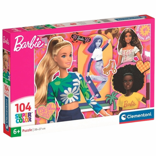 Clementoni - Puzzle 104 Barbie