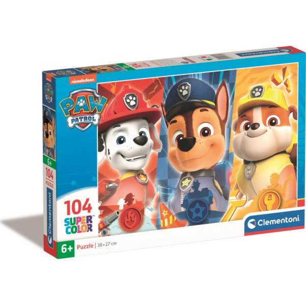 Clementoni - Puzzle 104 Tlapková Patrola