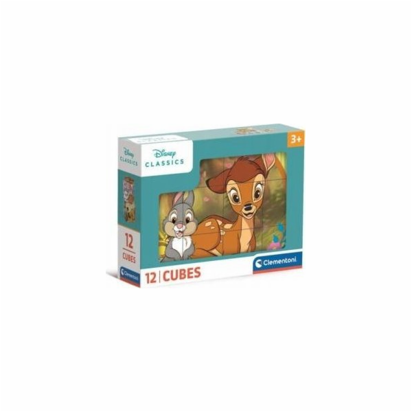 Clementoni - Obrázkové kostky - Disney klasické pohádky 1...