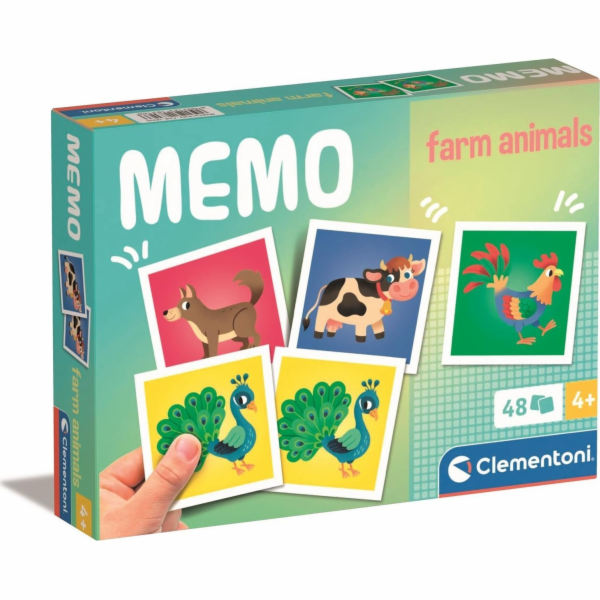 Clementoni - Pexeso Zvířatka z farmy