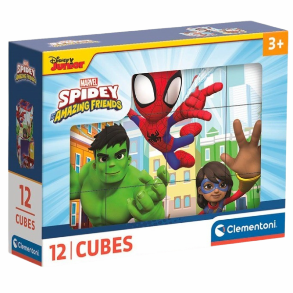 Clementoni - Obrázkové kostky - Spidey a jeho úžasní přát...