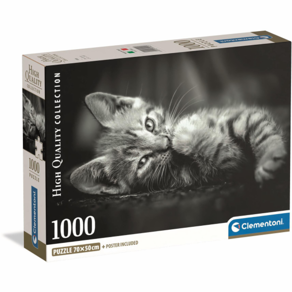Clementoni - Puzzle 1000 Kočička