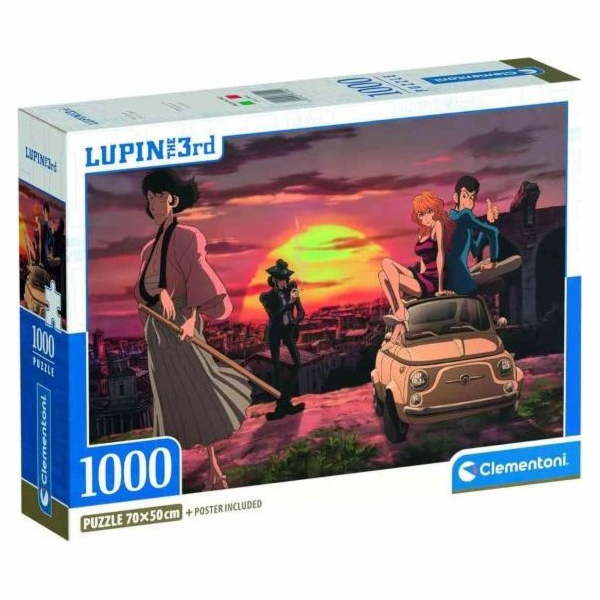 Clementoni - Puzzle 1000 Lupin III - 1