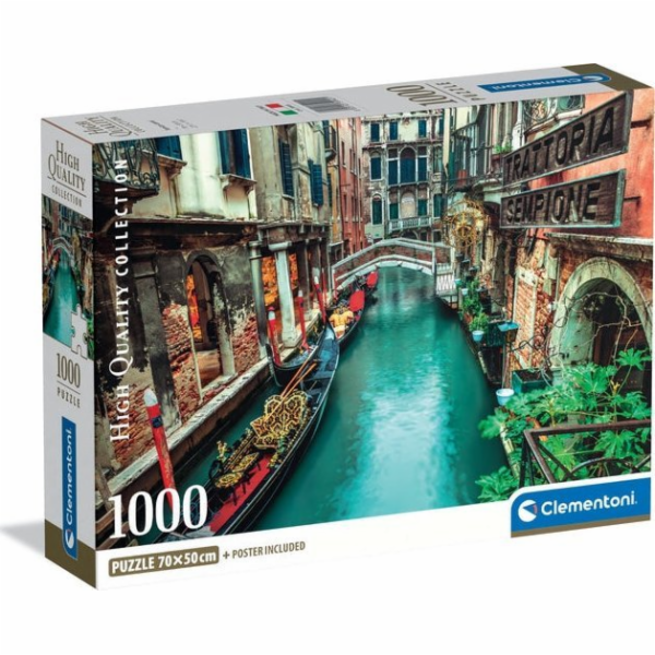 Clementoni - Puzzle 1000 Benátský kanál