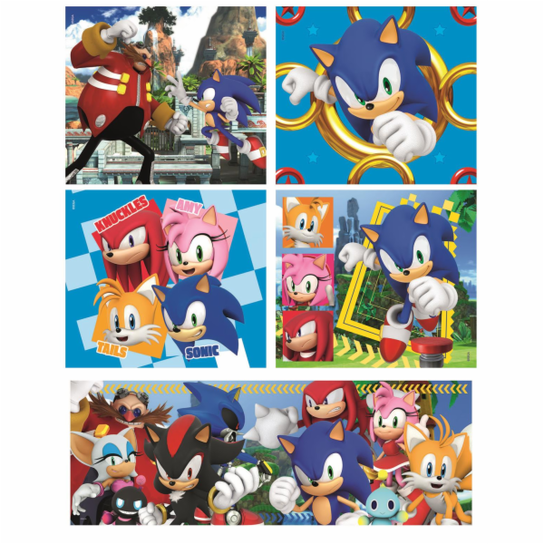 Clementoni - Puzzle 10v1 Sonic the Hedgehog