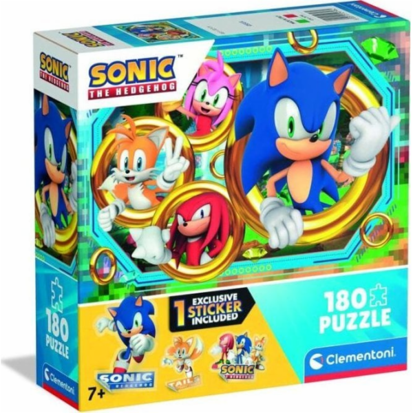 Clementoni - Puzzle 180 Sonic the Hedgehog 1