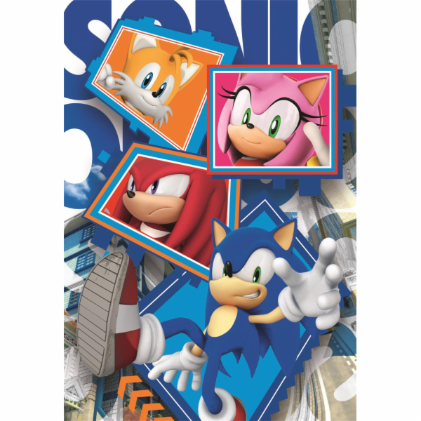 Clementoni - Puzzle 104 Sonic the Hedgehog