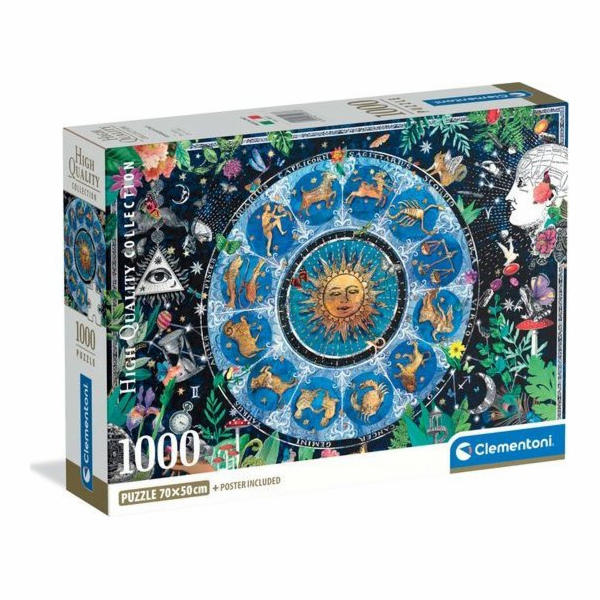 Clementoni - Puzzle 1000 Astrologická mapa