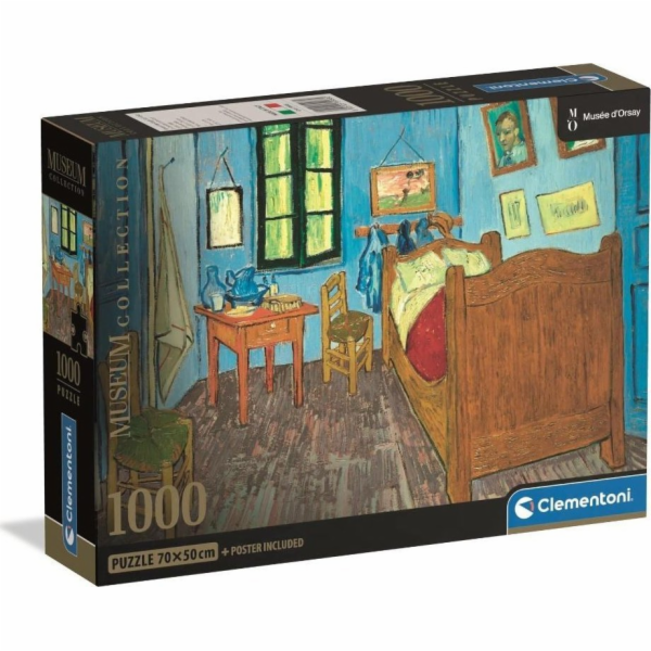 Clementoni - Puzzle 1000 Muzeum Ložnice v Arles