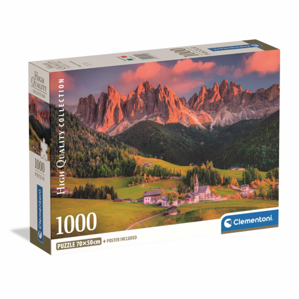Clementoni - Puzzle 1000 Magické Dolomity