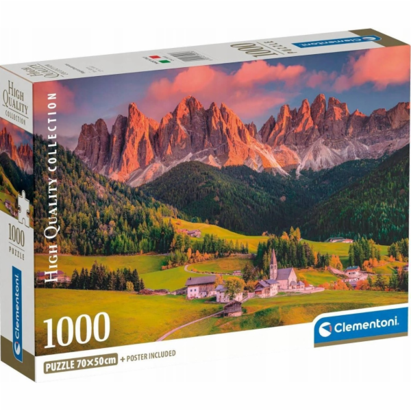Clementoni - Puzzle 1000 Magické Dolomity