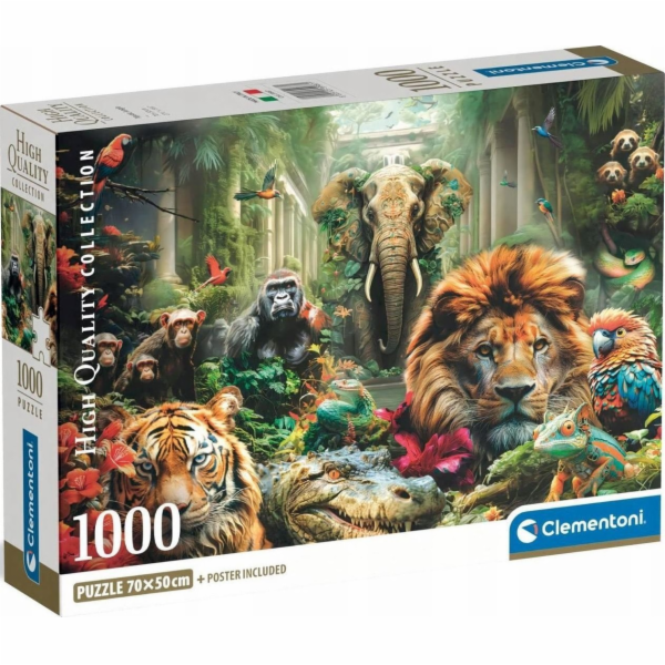 Clementoni - Puzzle 1000 Tajemná džungle