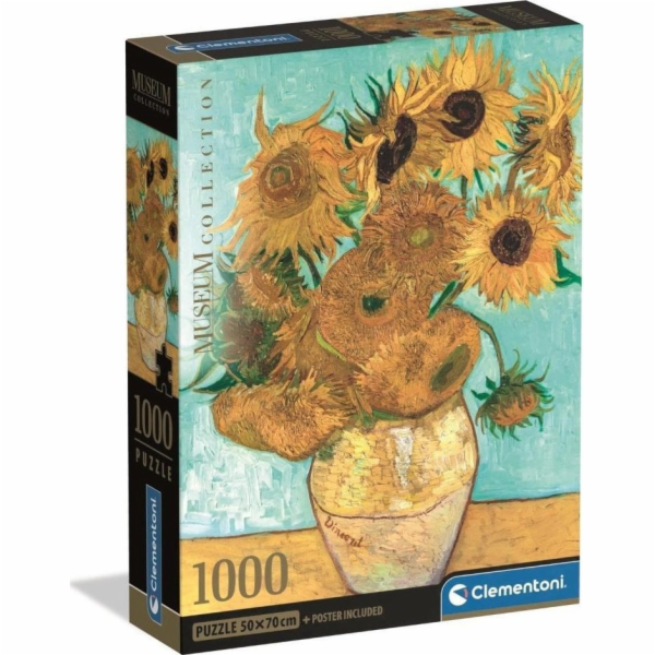 Clementoni - Puzzle 1000 Muzeum Slunečnice