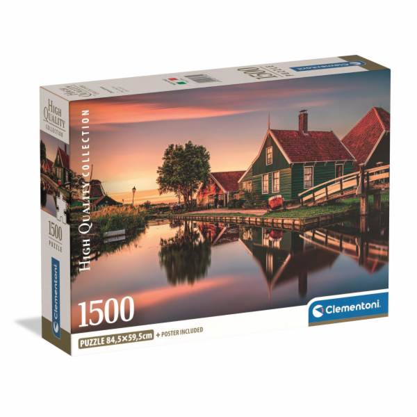 Clementoni - Puzzle 1500 Zaanse Schans