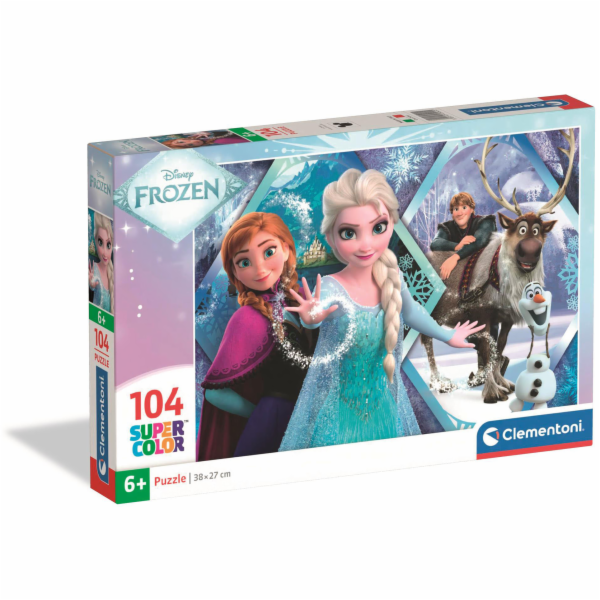 Clementoni - Puzzle 104 Ledové království