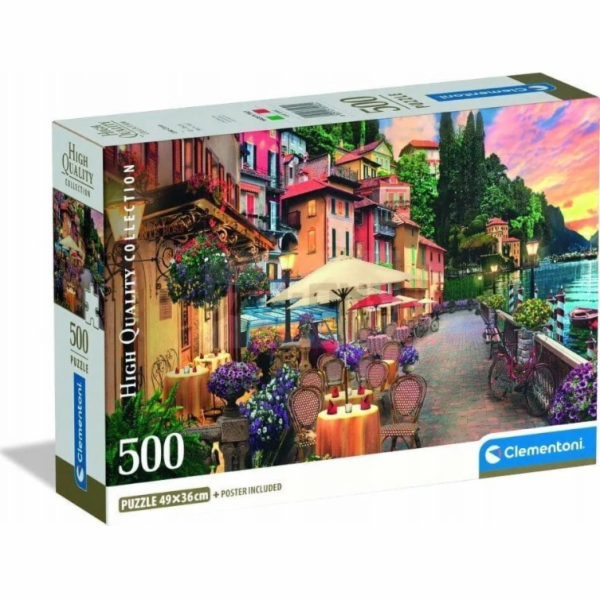 Clementoni - Puzzle 500 Jezero Como