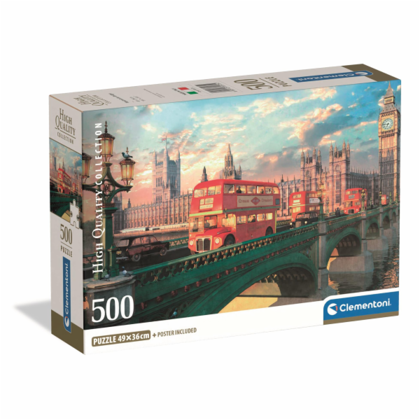 Clementoni - Puzzle 500 Westminster Bridge