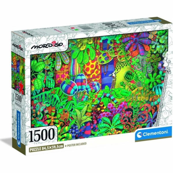 Clementoni - Puzzle 1500 Mordillo Malíř