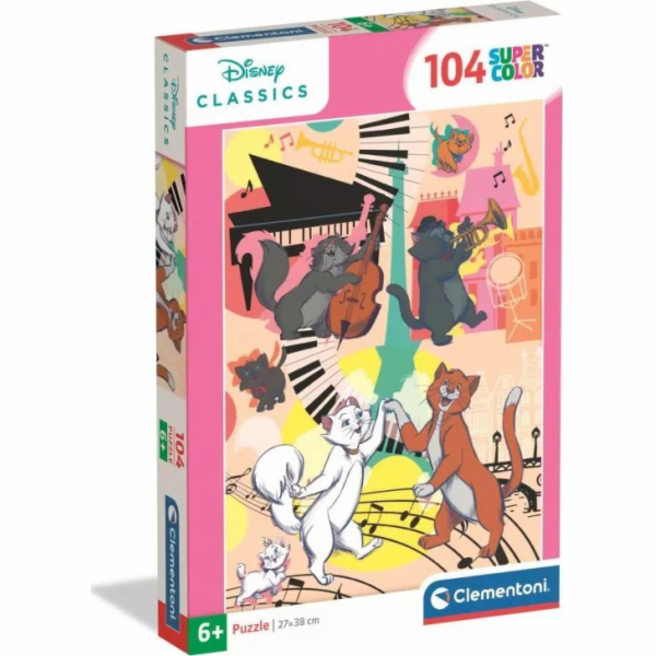 Clementoni - Puzzle 104 Aristokočky