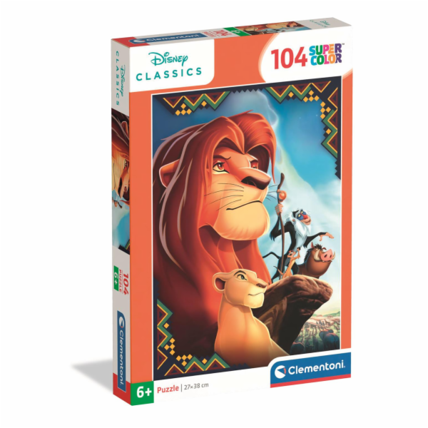 Clementoni - Puzzle 104 Disney Lví král